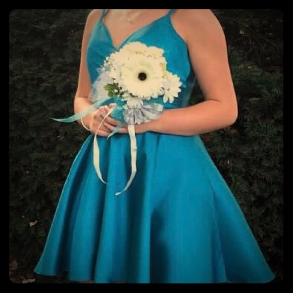 buy peacock blue dress